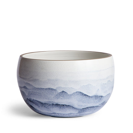 John's Bowl in Midnight and Opaque White Watercolor