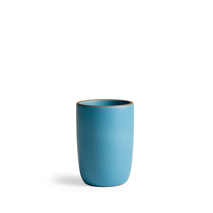 Tall Modern Cup in Cyan