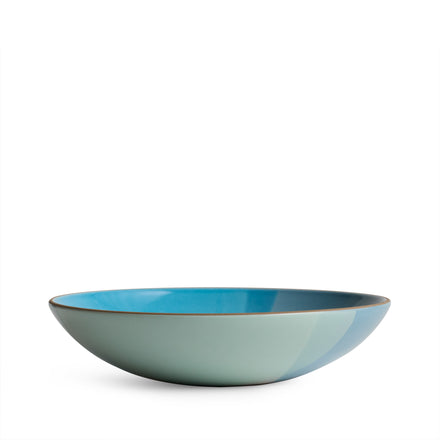 Shallow Salad Bowl in Sierra Sky