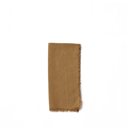 Tela Fringiato Napkin in Noce (Set of 2)