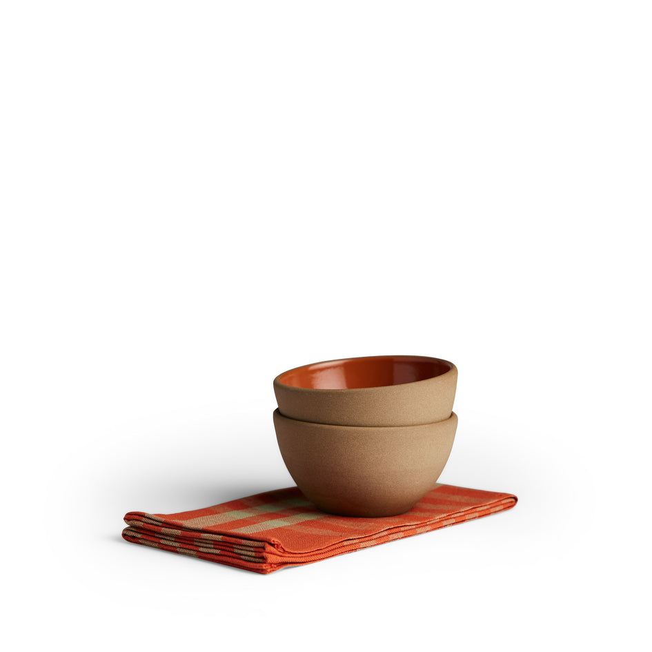 Tomato Dessert Bowl and Napkin Set Image 1
