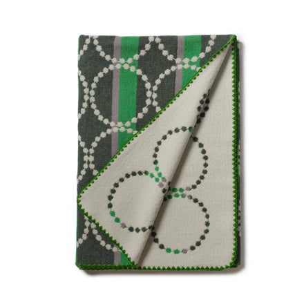 Tambourine Blanket in Green