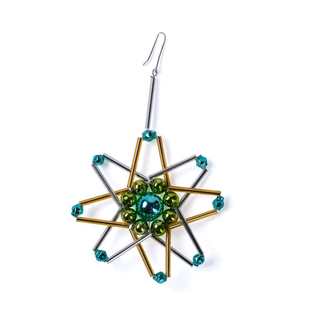 Star Ornament in Gold/Silver/Green/Blue