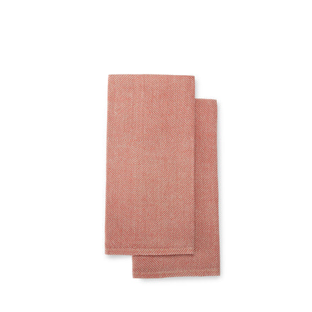 Kypert Napkins in Brick Red (Set of 2)