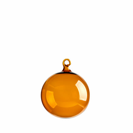 Palline Ornament in Amber Medium