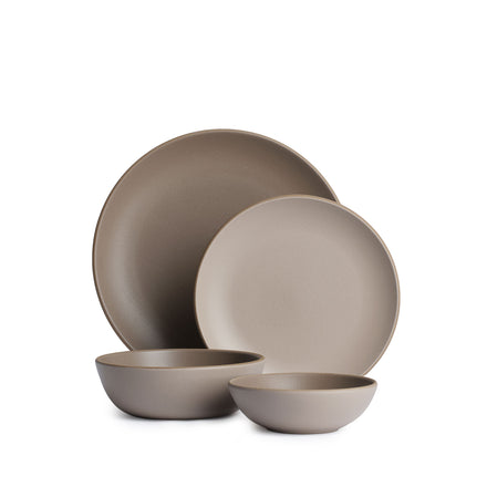 Cocoa Fawn 4-Piece Dinnerware Set