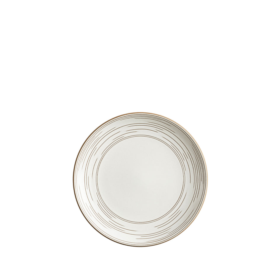 Echo Etched Salad Plate in Opaque White Image 1