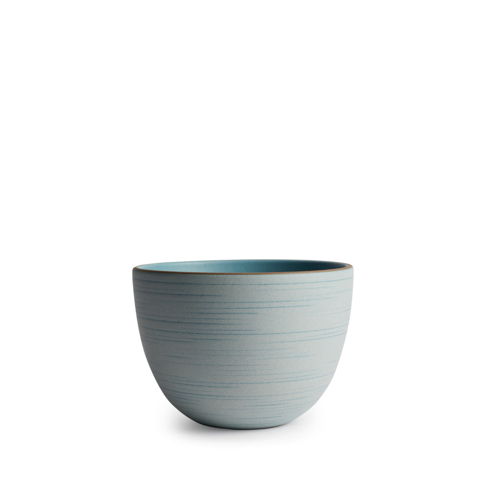 Echo Etched Deep Serving Bowl in Wave Image 1