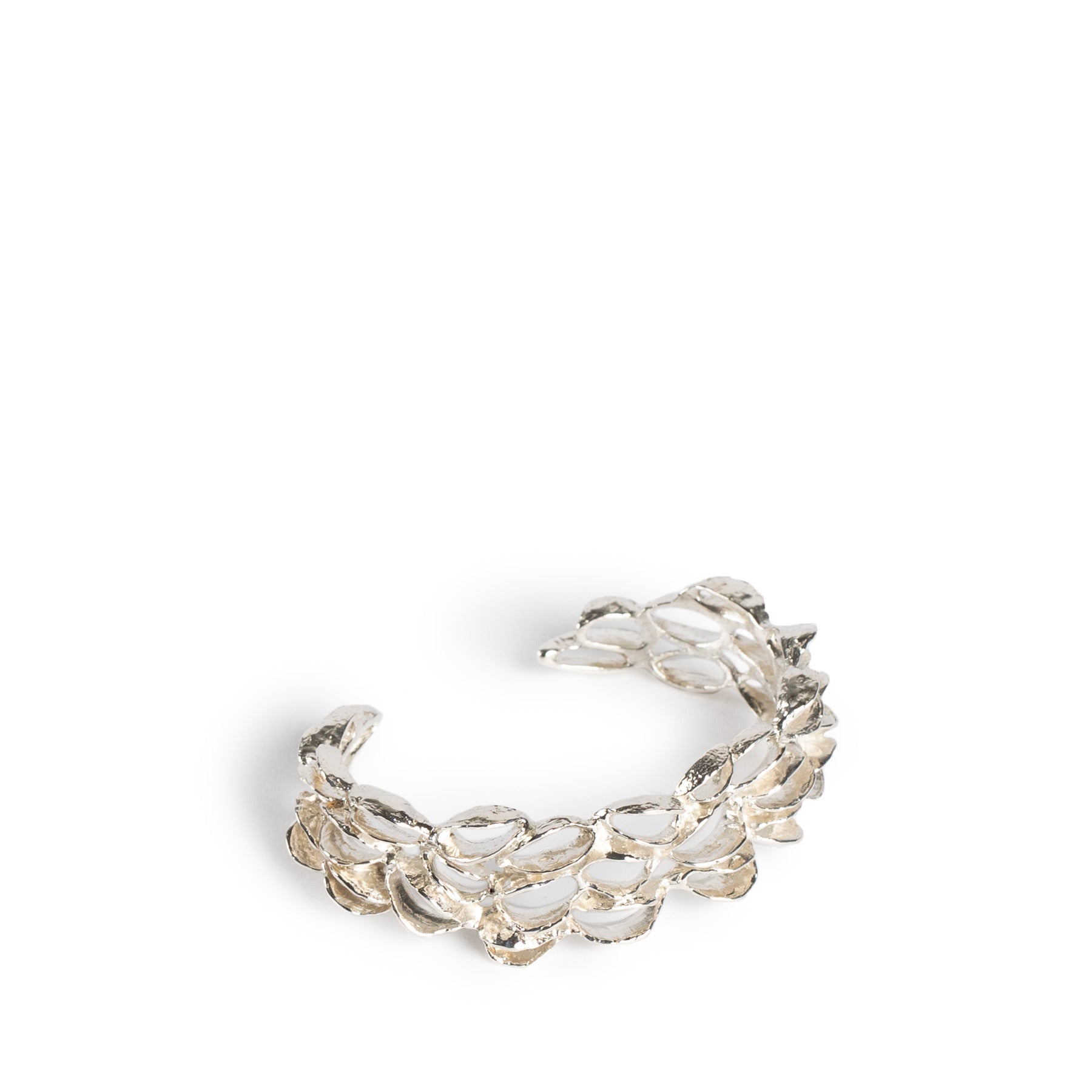 Banksia Cuff in Silver Zoom Image 1