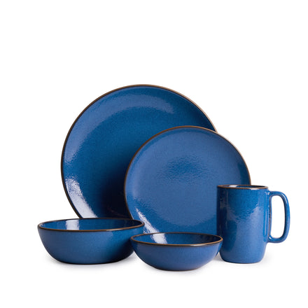 Moonstone 5-Piece Dinnerware Set