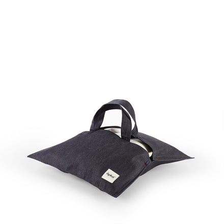 Plat Tote in Denim