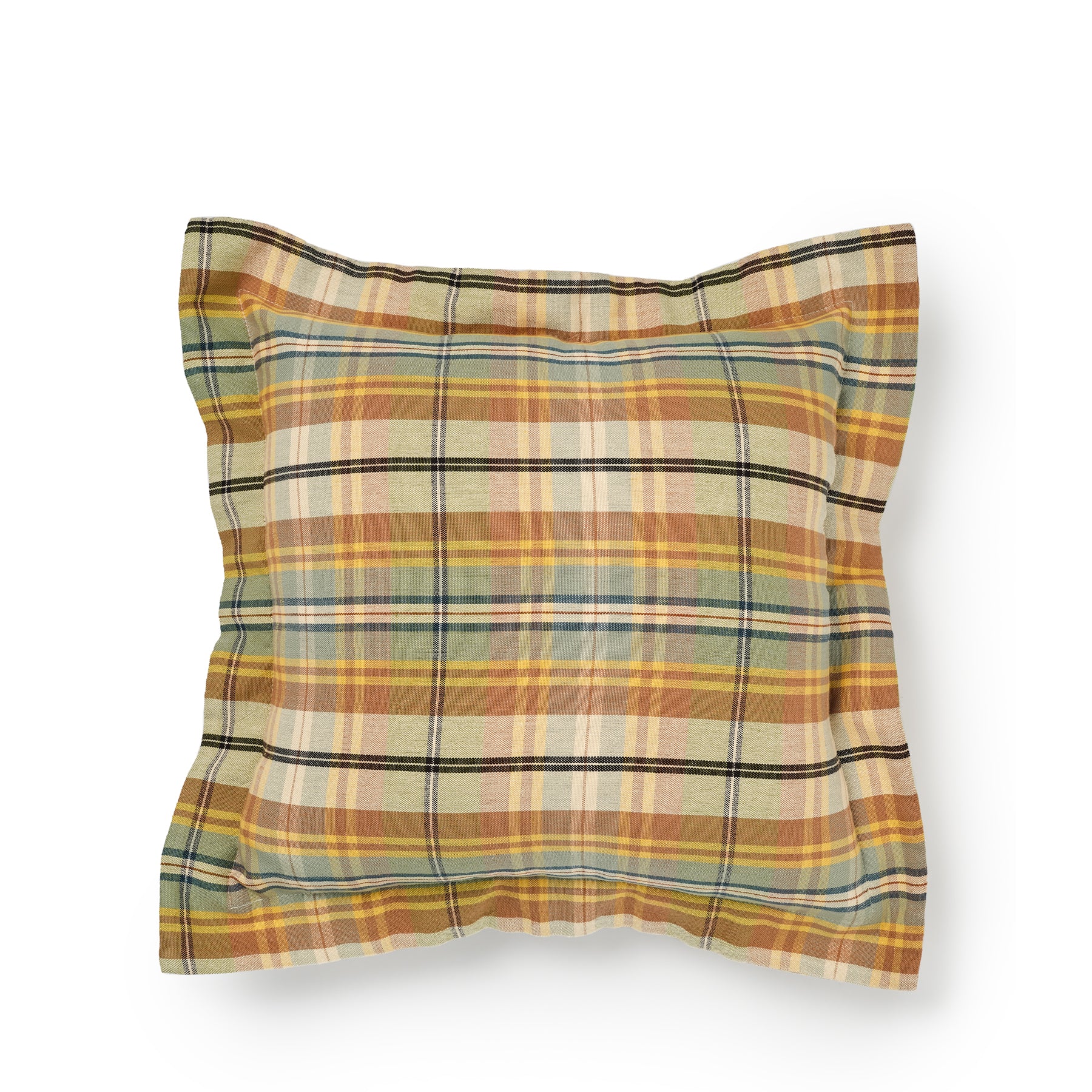 Square Pillow in Cottage Plaid Zoom Image 1