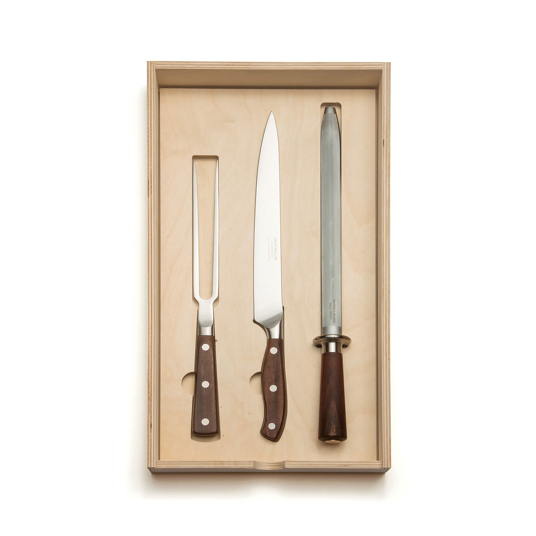 Rosewood Carving Set Zoom Image 1