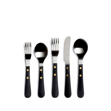 Provencal Flatware in Black (5 piece setting)