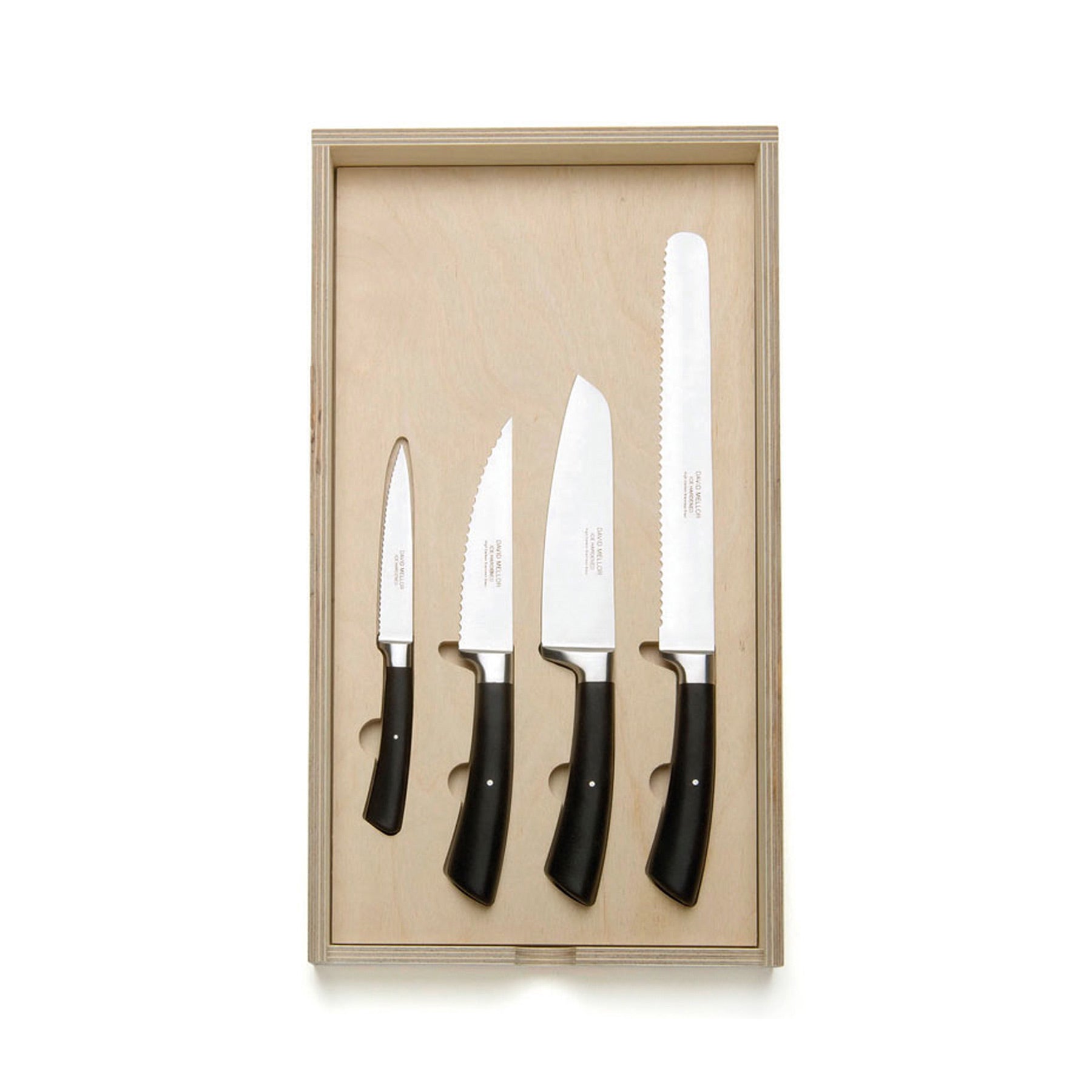 Kitchen Knife Specialist Set with Black Handle Zoom Image 1