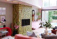 Vibrant Fireplace