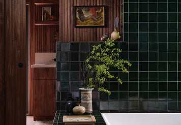 Deep Green Bath