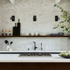 Mid-Century White Wall