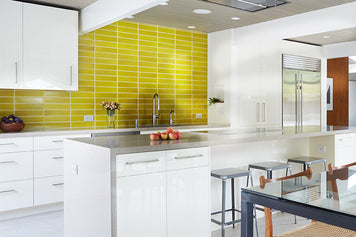 Yellow Backsplash