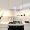 Mid-Century White Backsplash