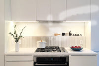 Mid-Century White Backsplash