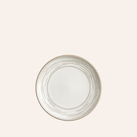 Echo Etched Salad Plate in Opaque White
