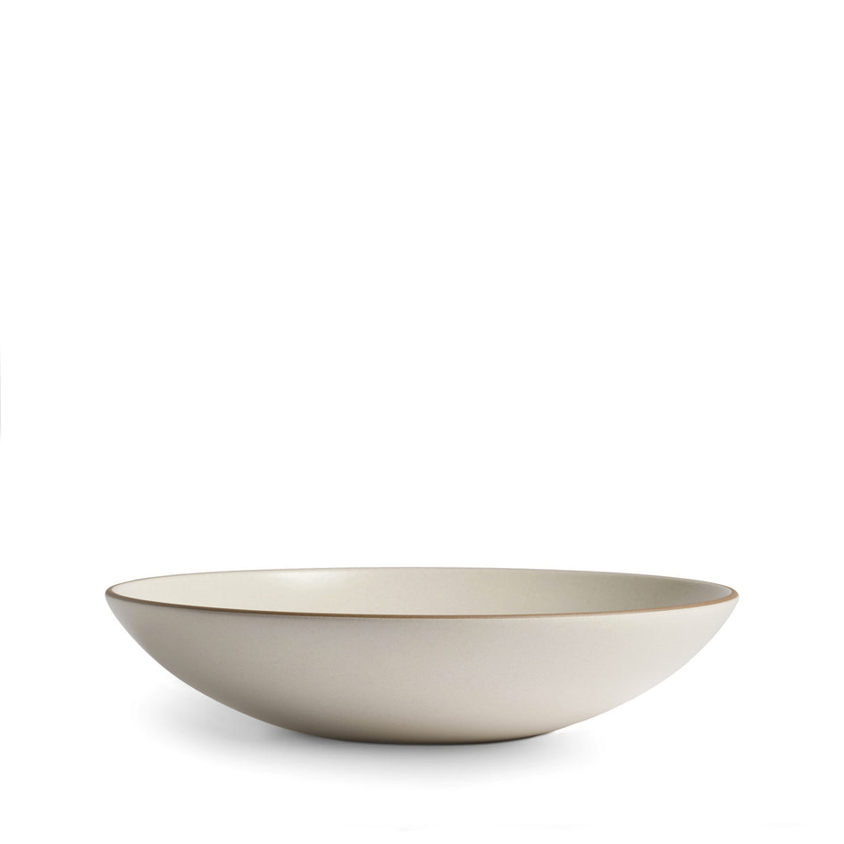 Shallow Salad Bowl in Sand Image 1