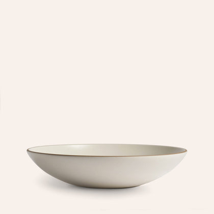 Shallow Salad Bowl in Sand