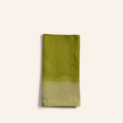 Napkin in Avocado / Lemon Rind