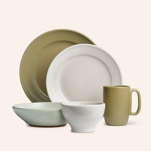 Milvia 5-Piece Dinnerware Set