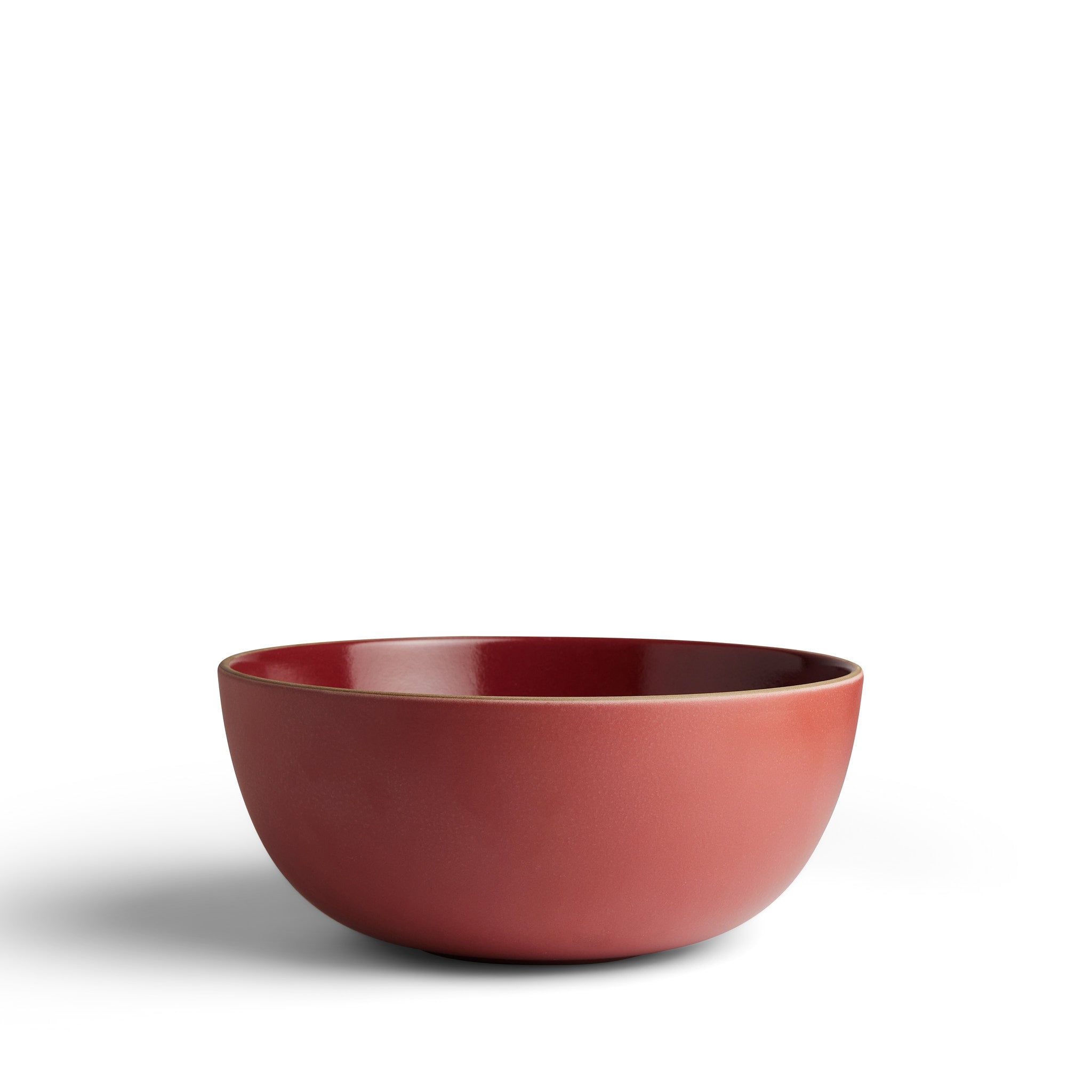Large Serving Bowl in Red Plum/Chile Zoom Image 1