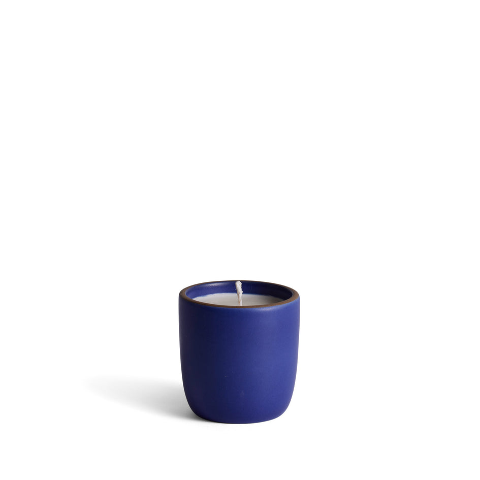 Lavender and Eucalyptus Candle in Ultramarine Cup Image 1