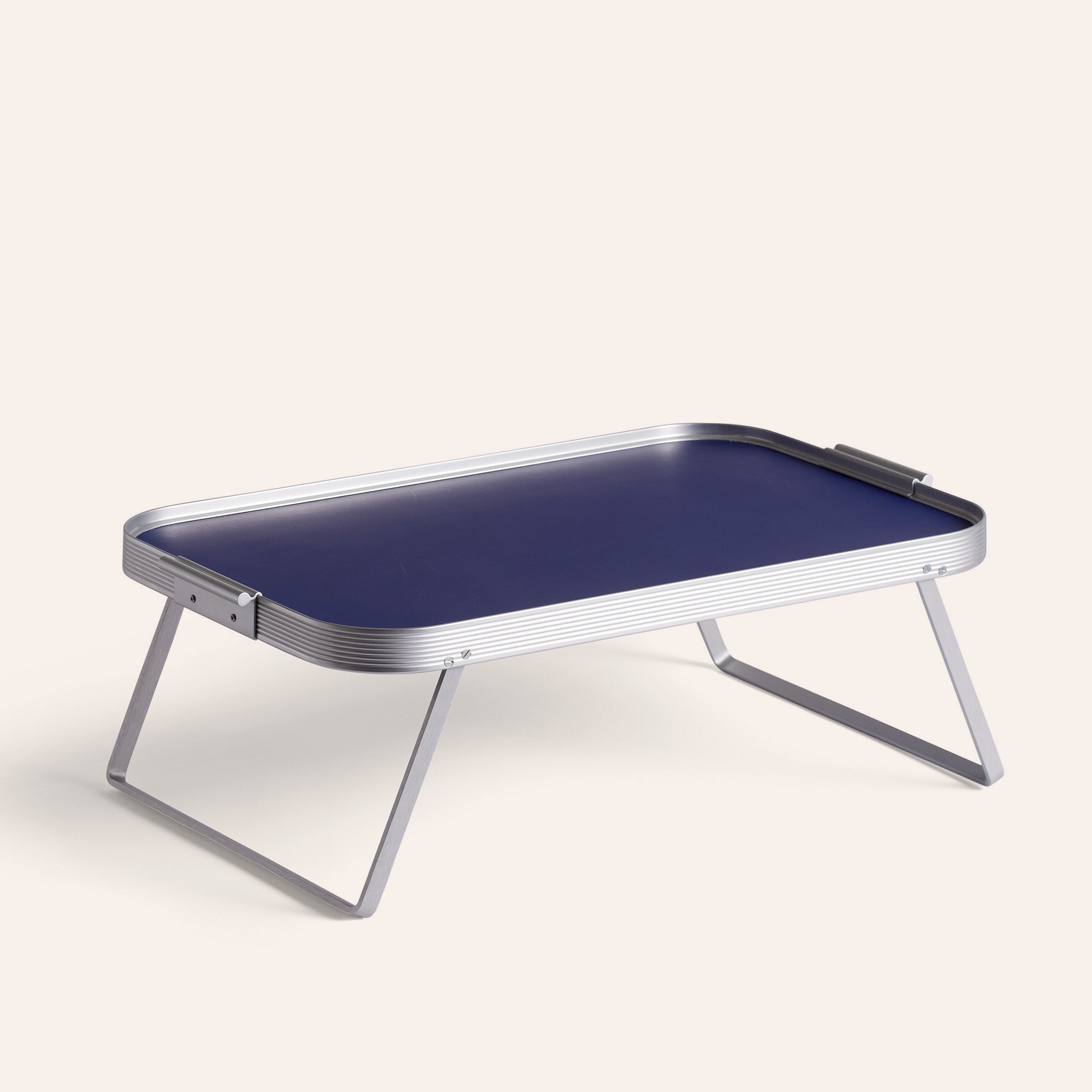 Lap Tray in Night Blue with Silver Surrounds