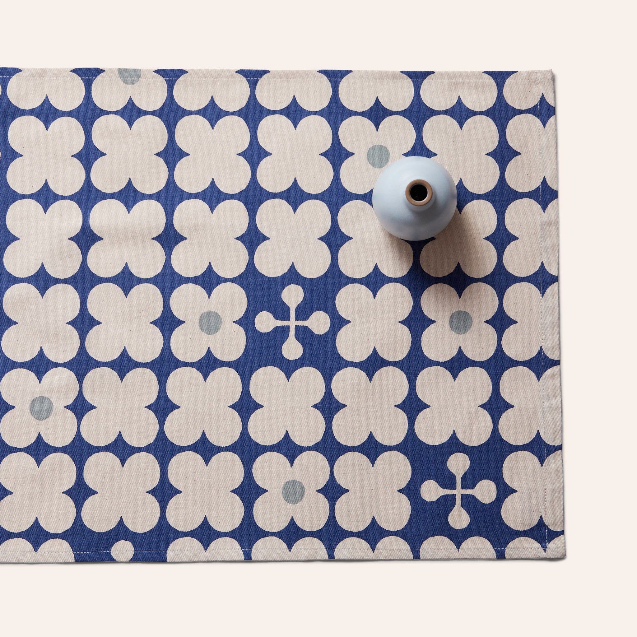 Scandi Candy Runner in Inky Blue