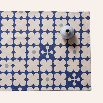 Scandi Candy Runner in Inky Blue