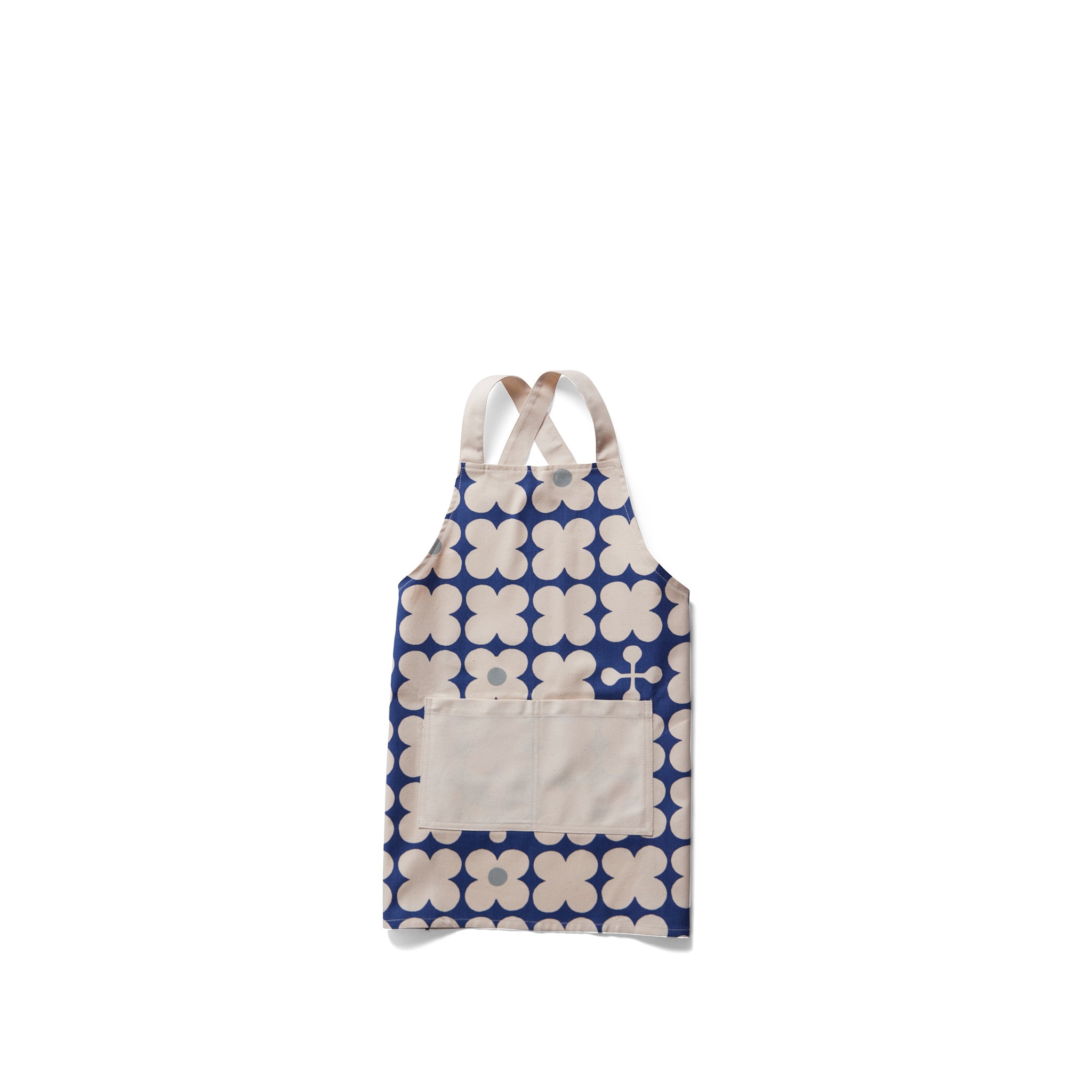Scandi Candy Mini Pinny Apron in Inky Blue Zoom Image 1