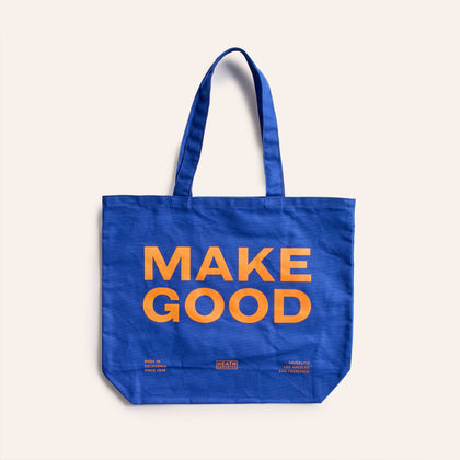 Make Good Tote in Regatta Blue