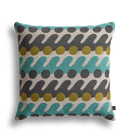 i Pattern Pillow in Caribbean