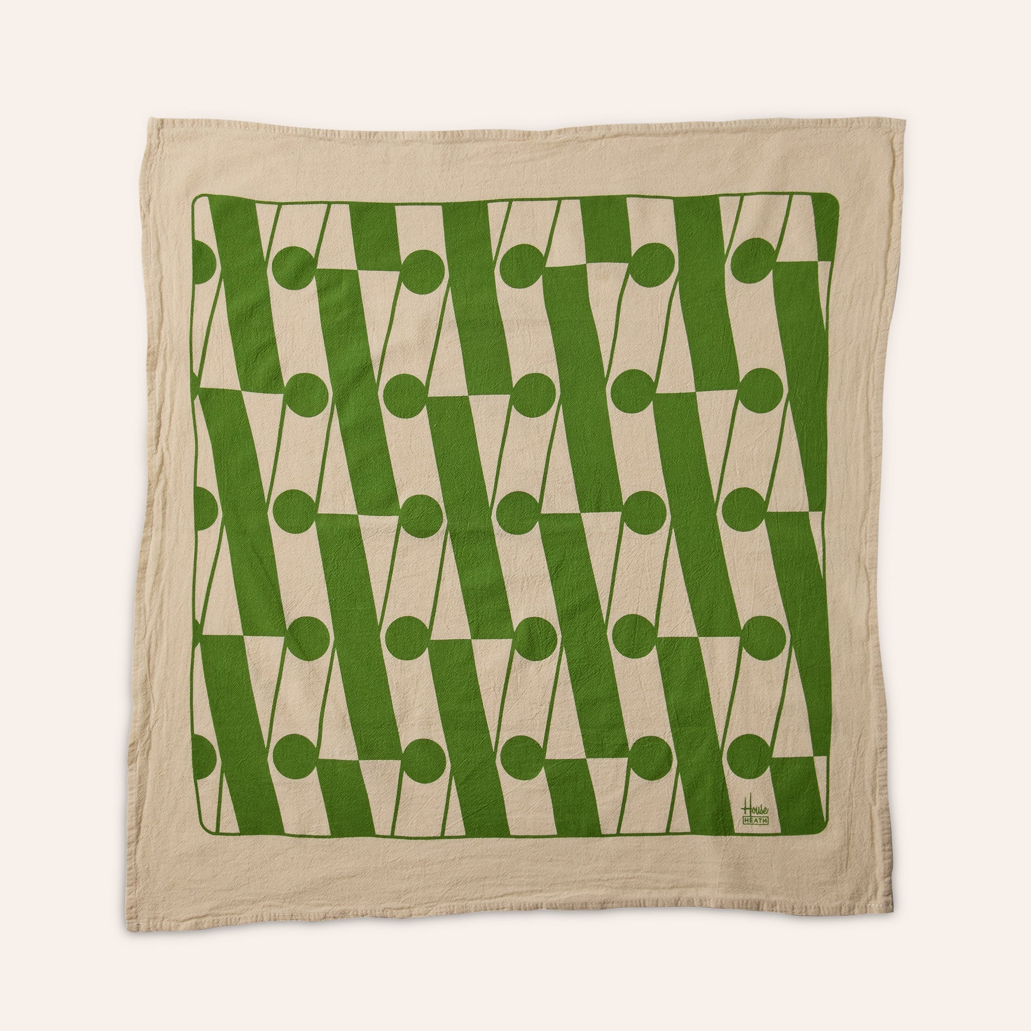Tea Towels in Nimbus and Grass (Set of 2)