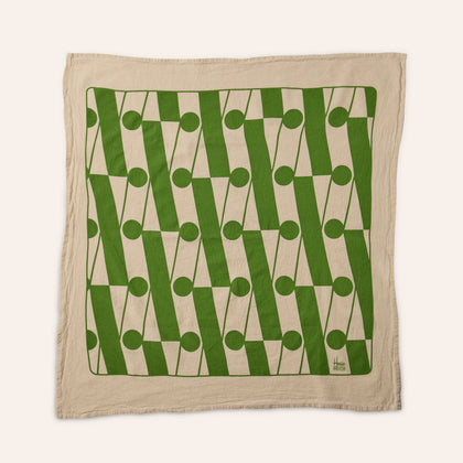 Tea Towels in Nimbus and Grass (Set of 2)