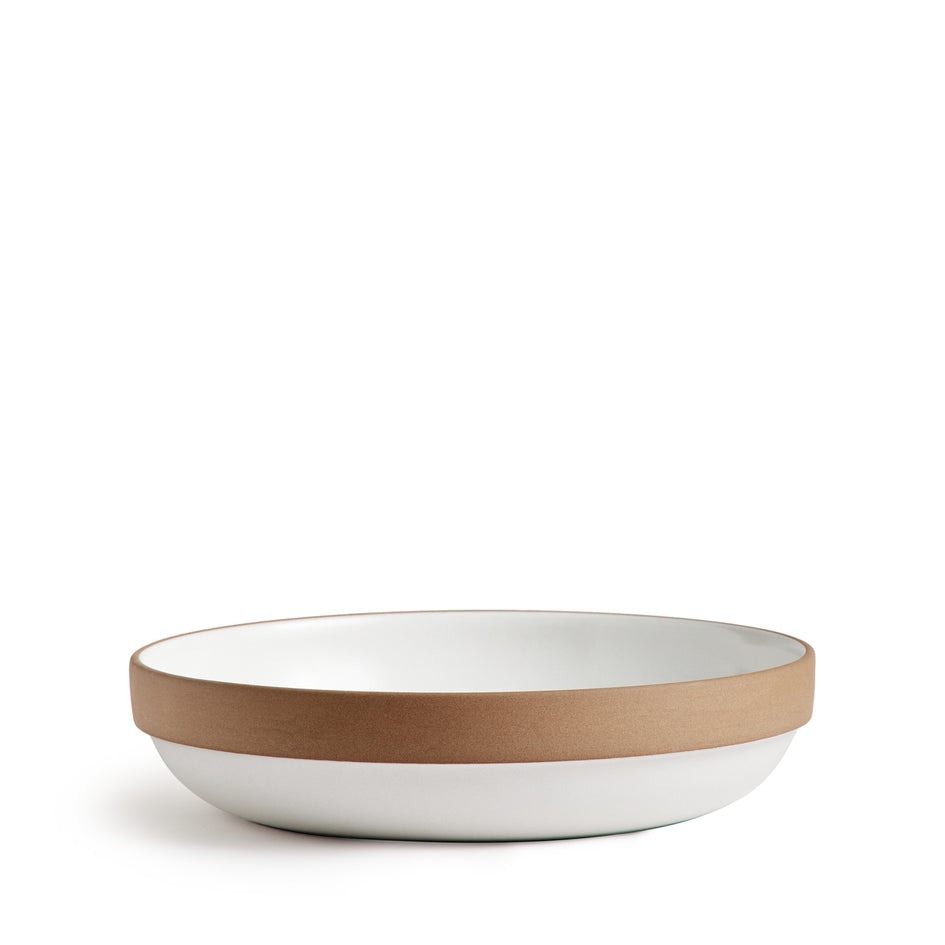 13" Rim Serving Bowl in Opaque White Image 1