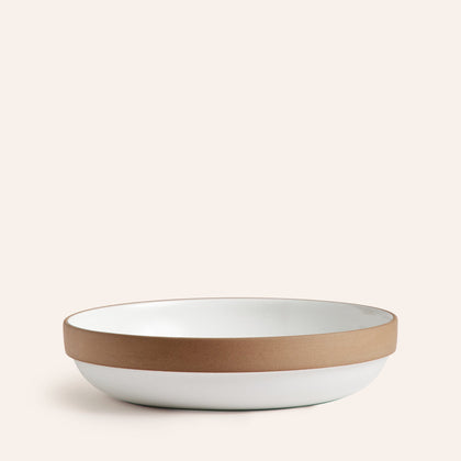 13" Rim Serving Bowl in Opaque White