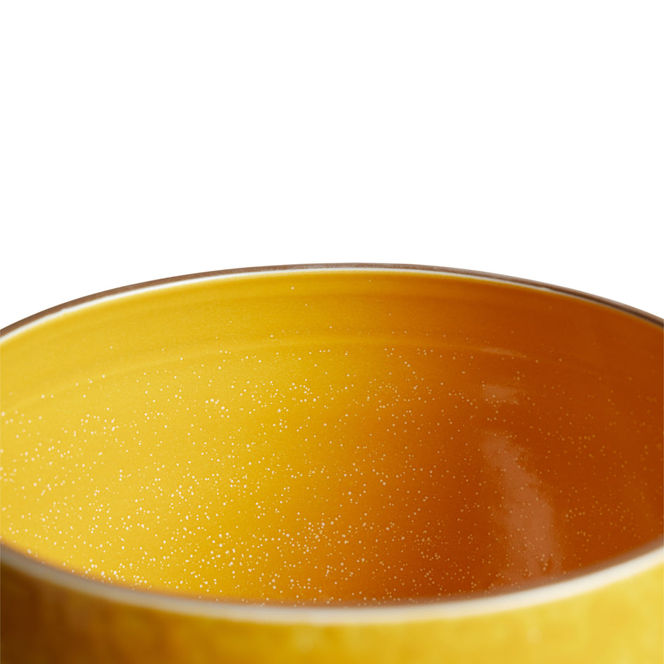 John's Bowl in Sunflower Gloss and Opaque White Image 3