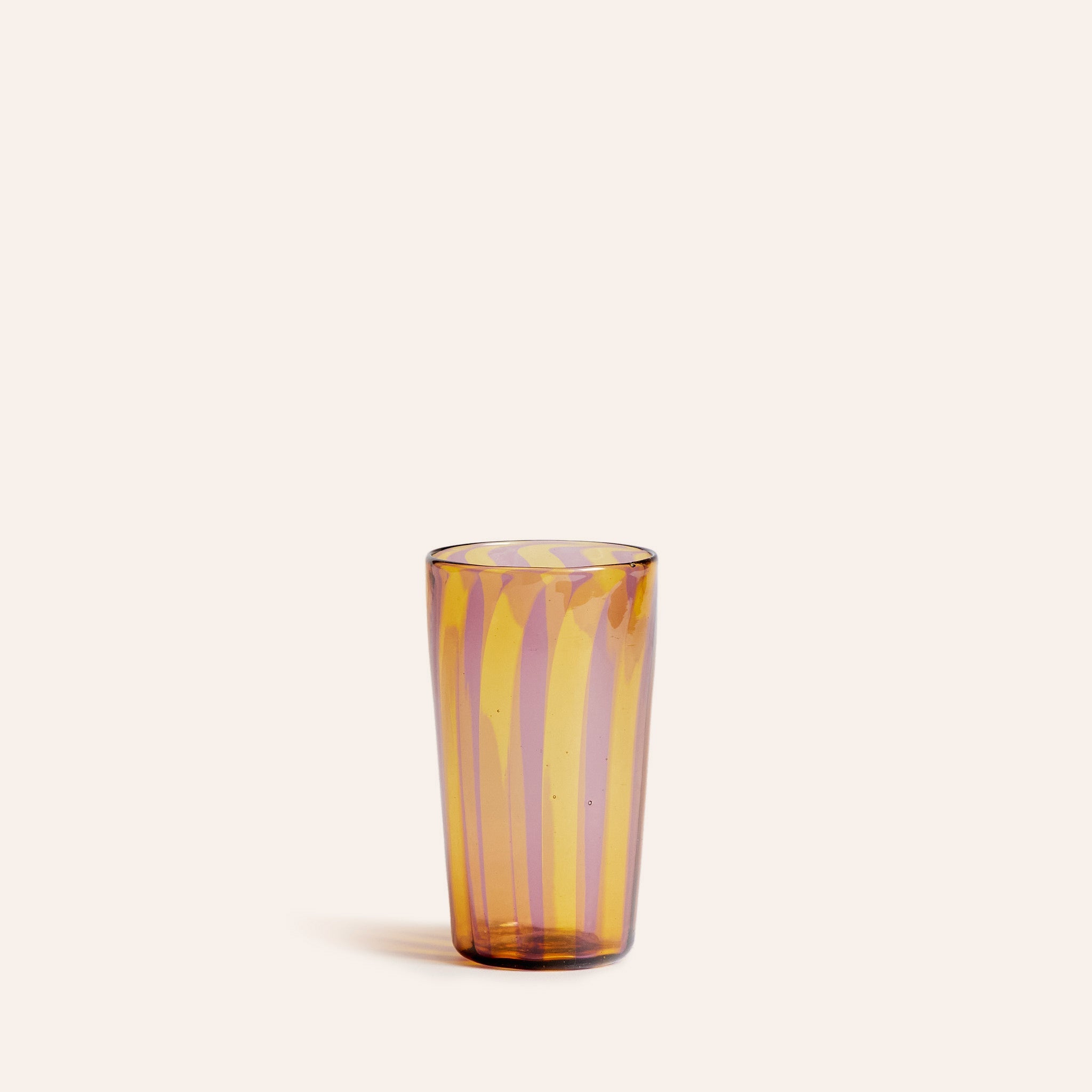 Augusta Glass in Mustard and Amethyst