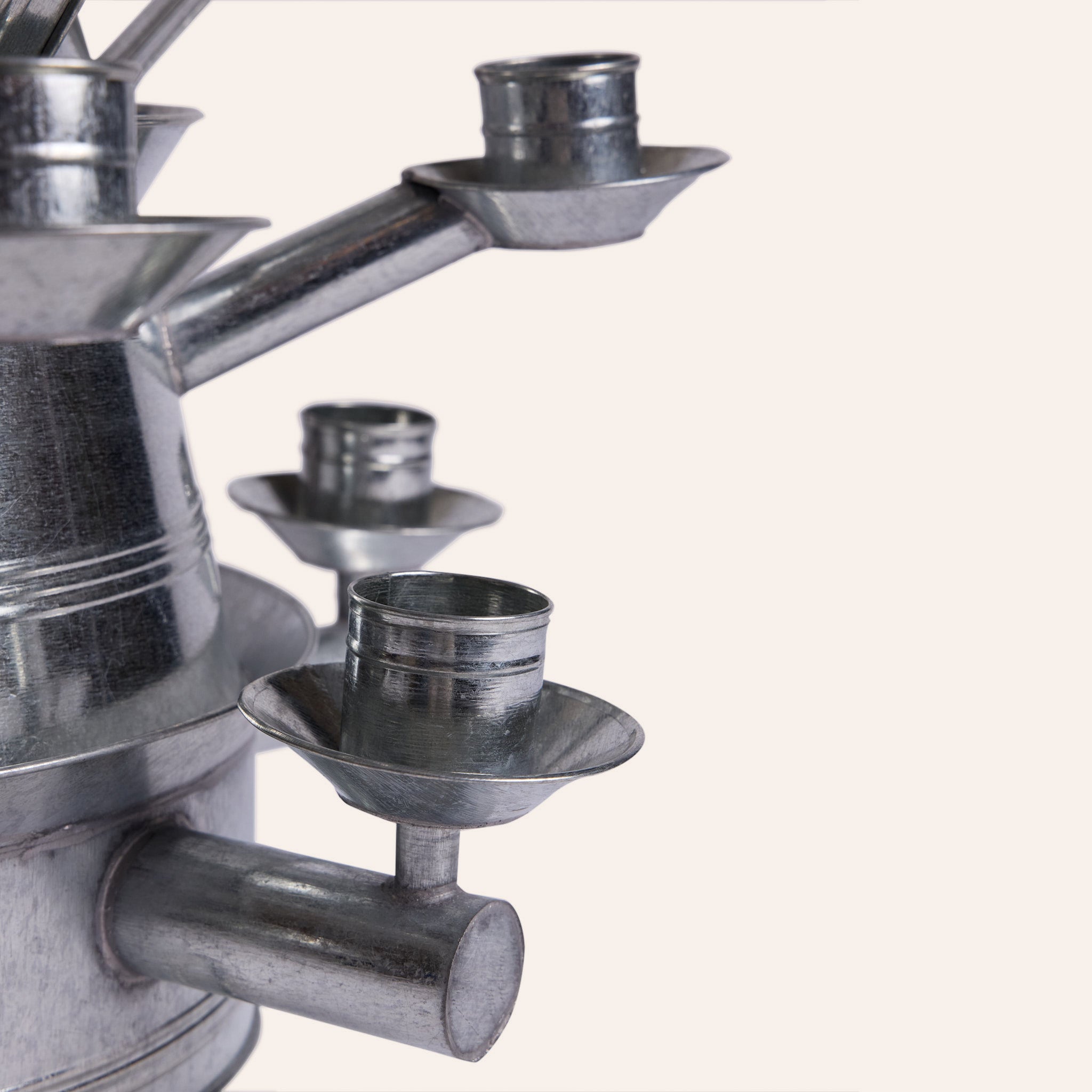 Galvanized Steel Candle Tower