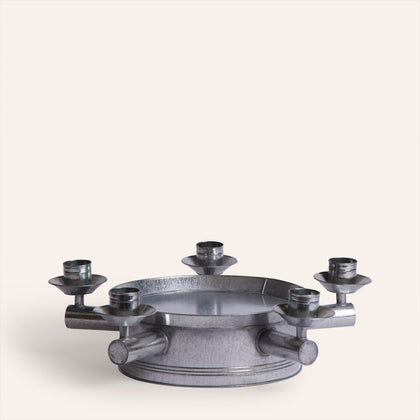Galvanized Steel Candle Tower