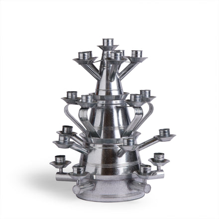 Galvanized Steel Candle Tower