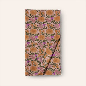 Nargis Rectangle Tablecloth in Old Rose