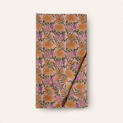 Nargis Rectangle Tablecloth in Old Rose