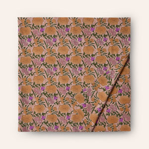 Nargis Square Tablecloth in Old Rose